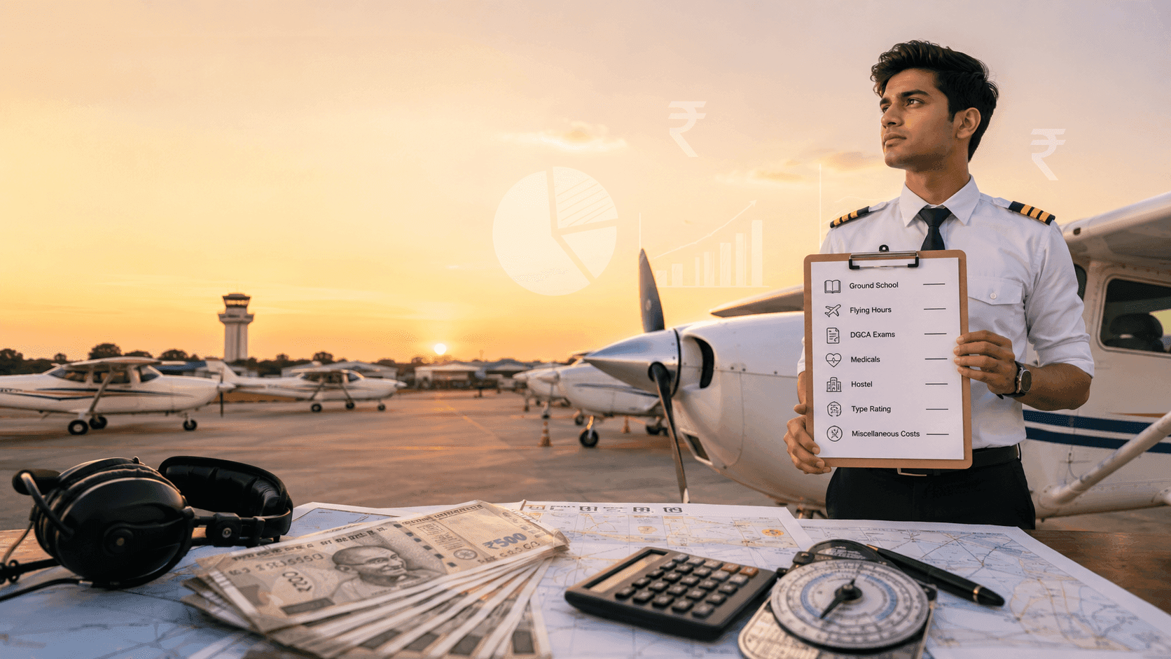 Pilot Training Cost in India 2026: Real CPL Fees Breakdown