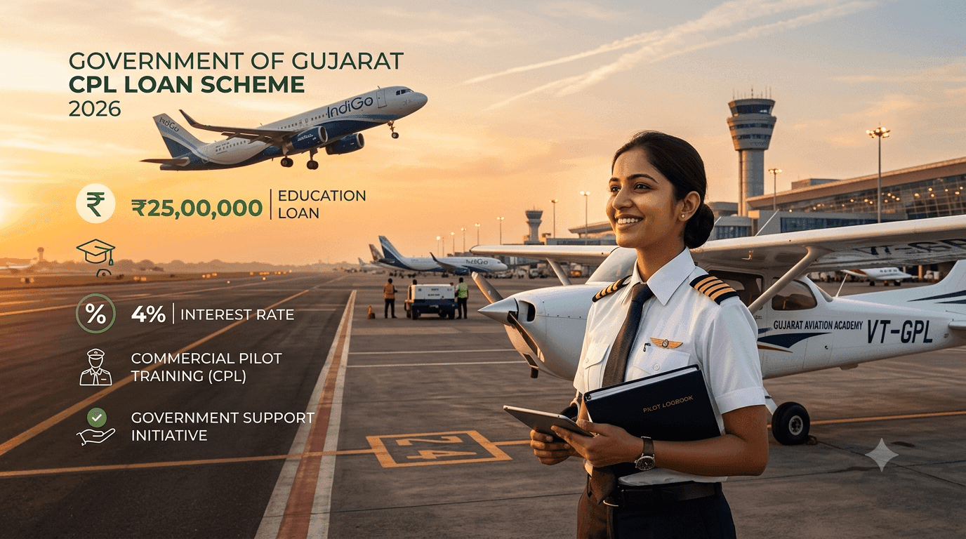 Gujarat Government Pilot Training Loan Scheme